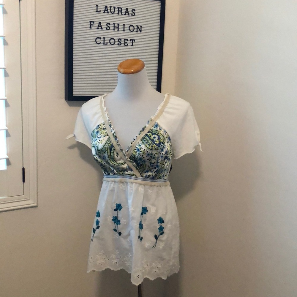 International Concepts INC eyelet top 8 NWT